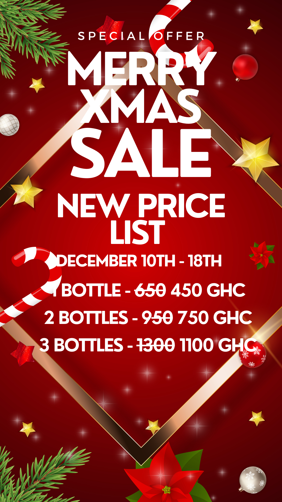 Red Traditional Merry Xmas Sale Instagram Story (2)