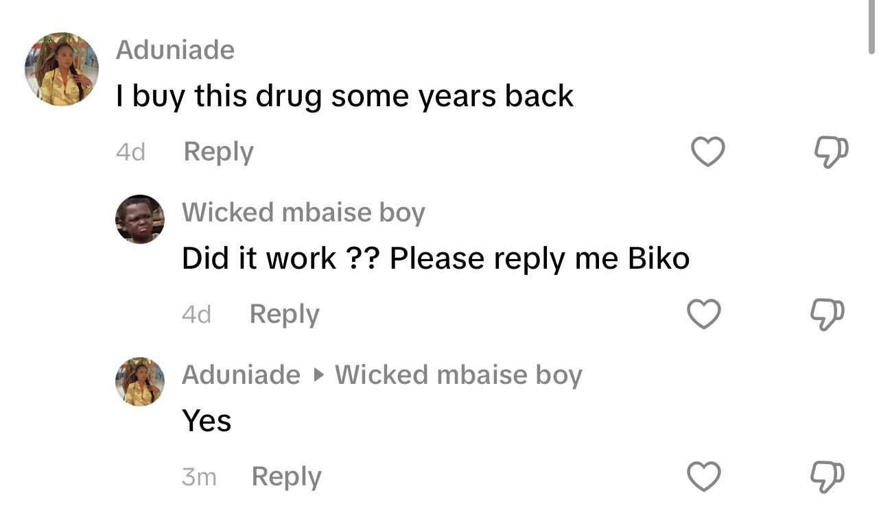 Testimonial result
